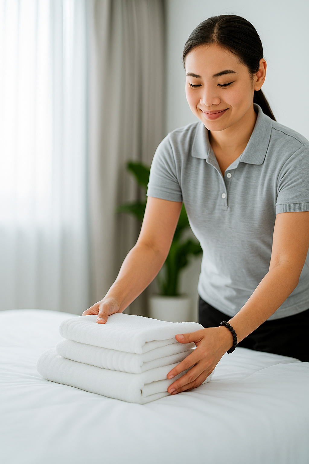 Professional caregiver providing light housekeeping services in Gurnee home